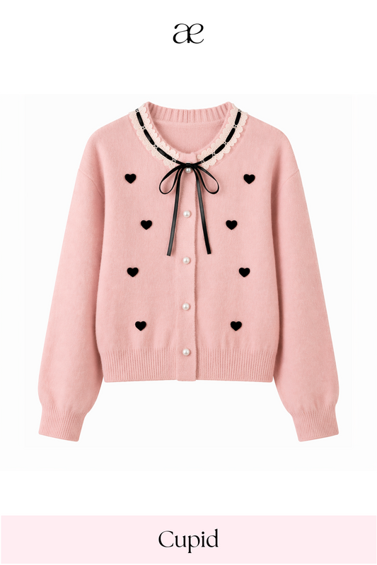 Cupid Cardigan (Rose)