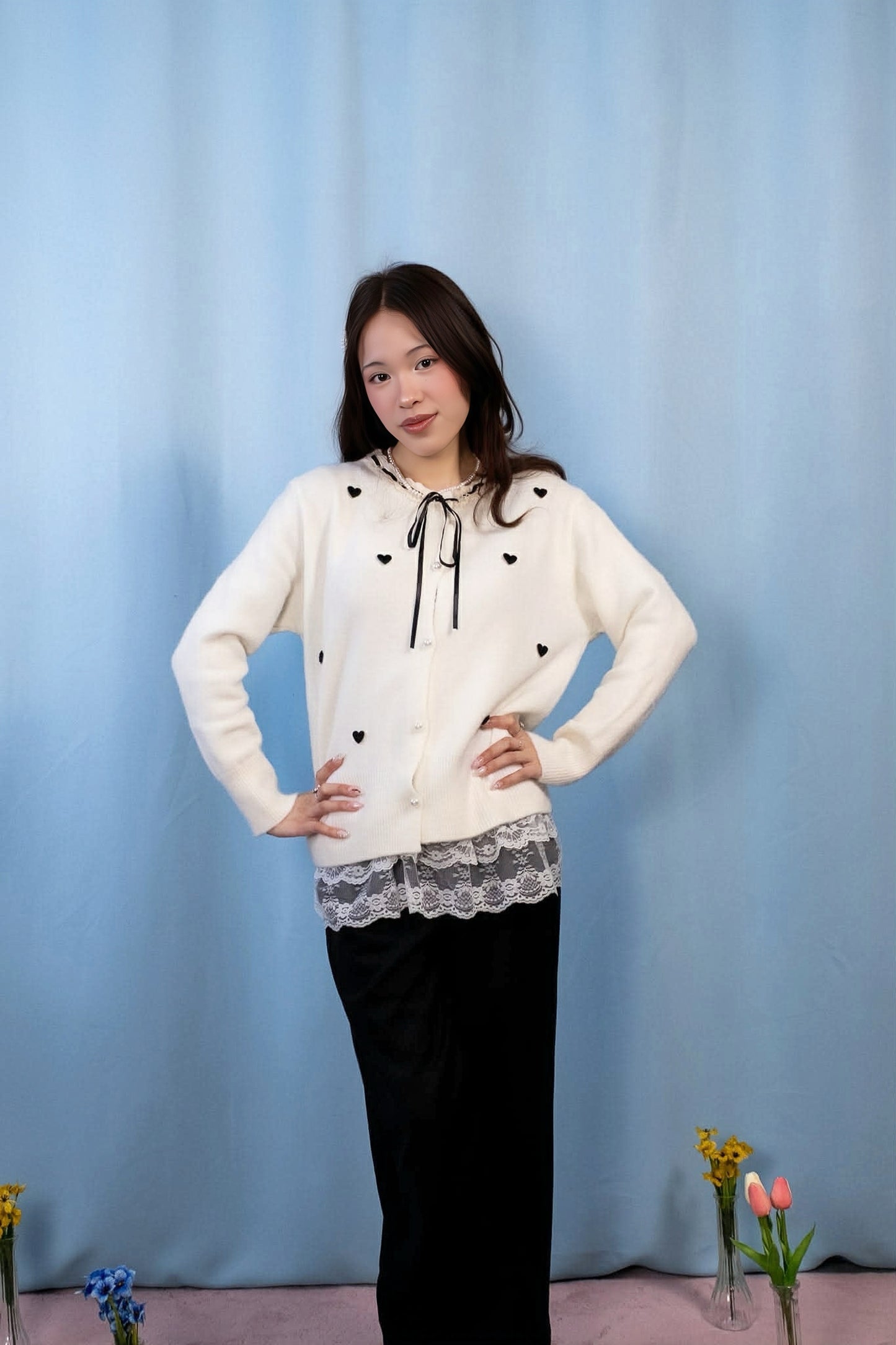 Cupid Cardigan (Ivoire)
