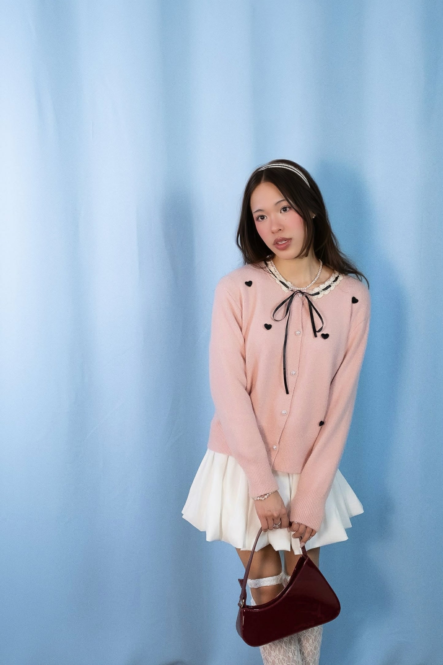 Cupid Cardigan (Rose)